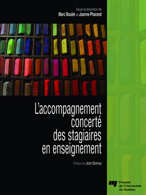 cover image of L' accompagnement concerté des stagiaires en enseignement
